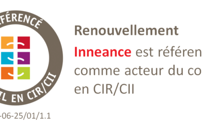 Inneance – Renouvellement du référencement en tant que conseil en CIR/CII