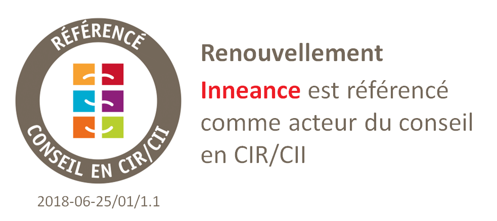 Inneance – Renouvellement du référencement en tant que conseil en CIR/CII